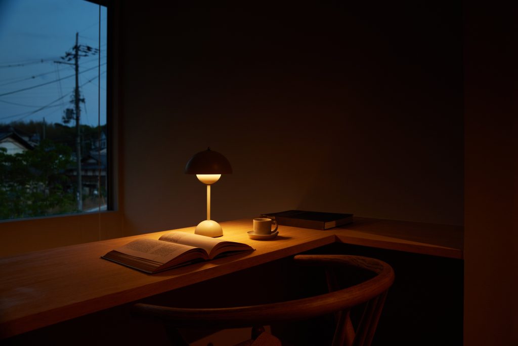 夜の見学会　書斎
