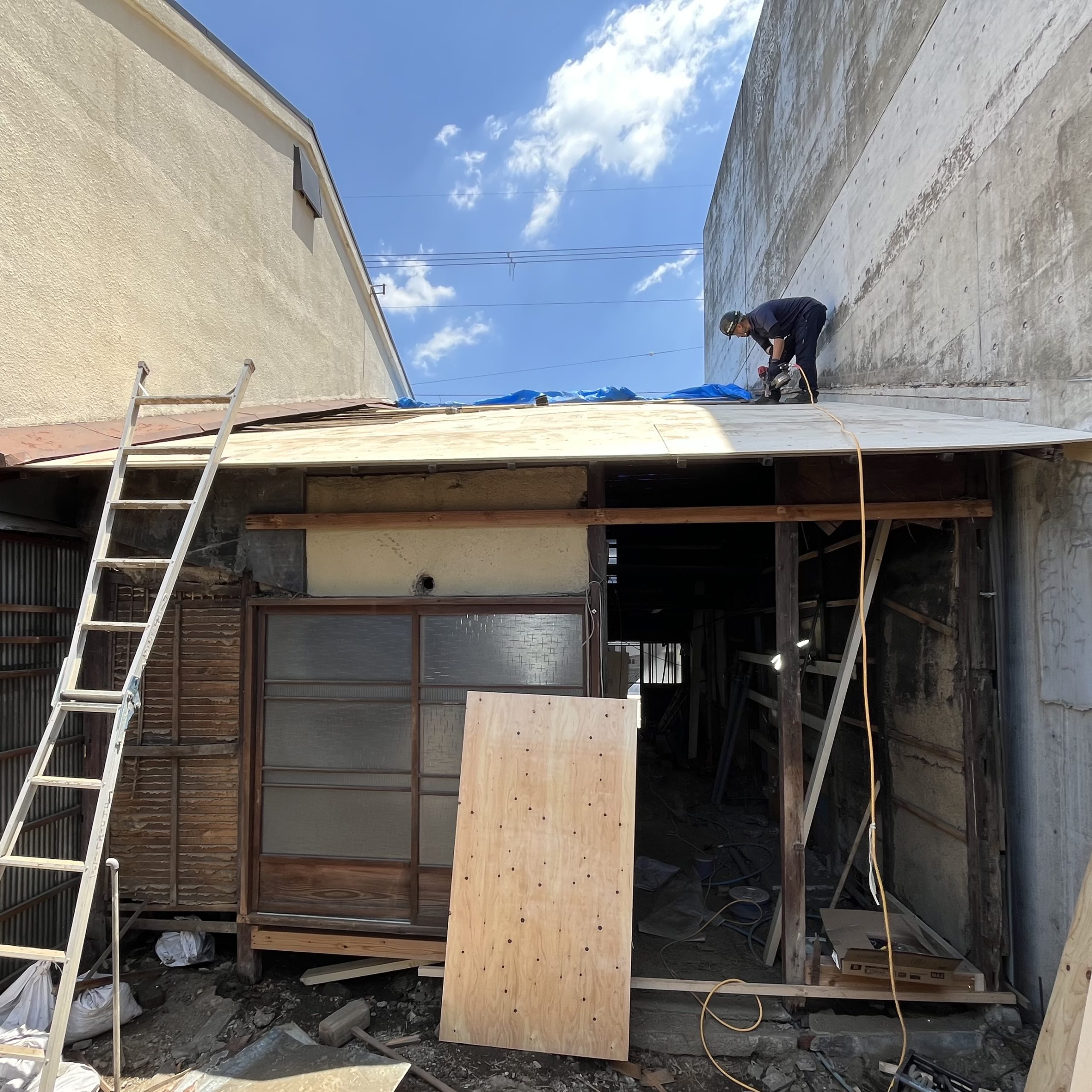 町家再生プロジェクト　―屋根改修―