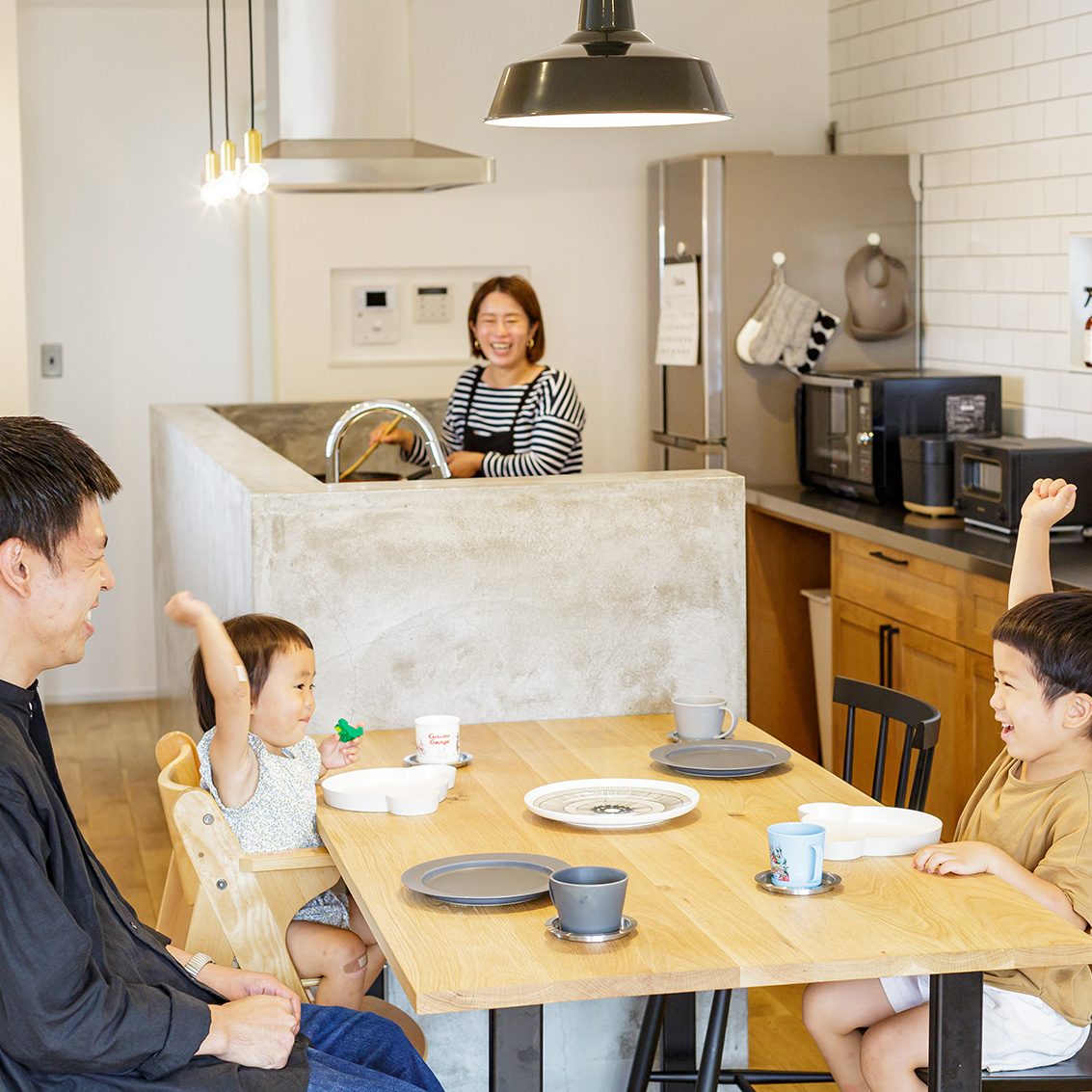 夫妻の感性に合った空間を叶えて 家族がもっと笑顔になれる住まいに